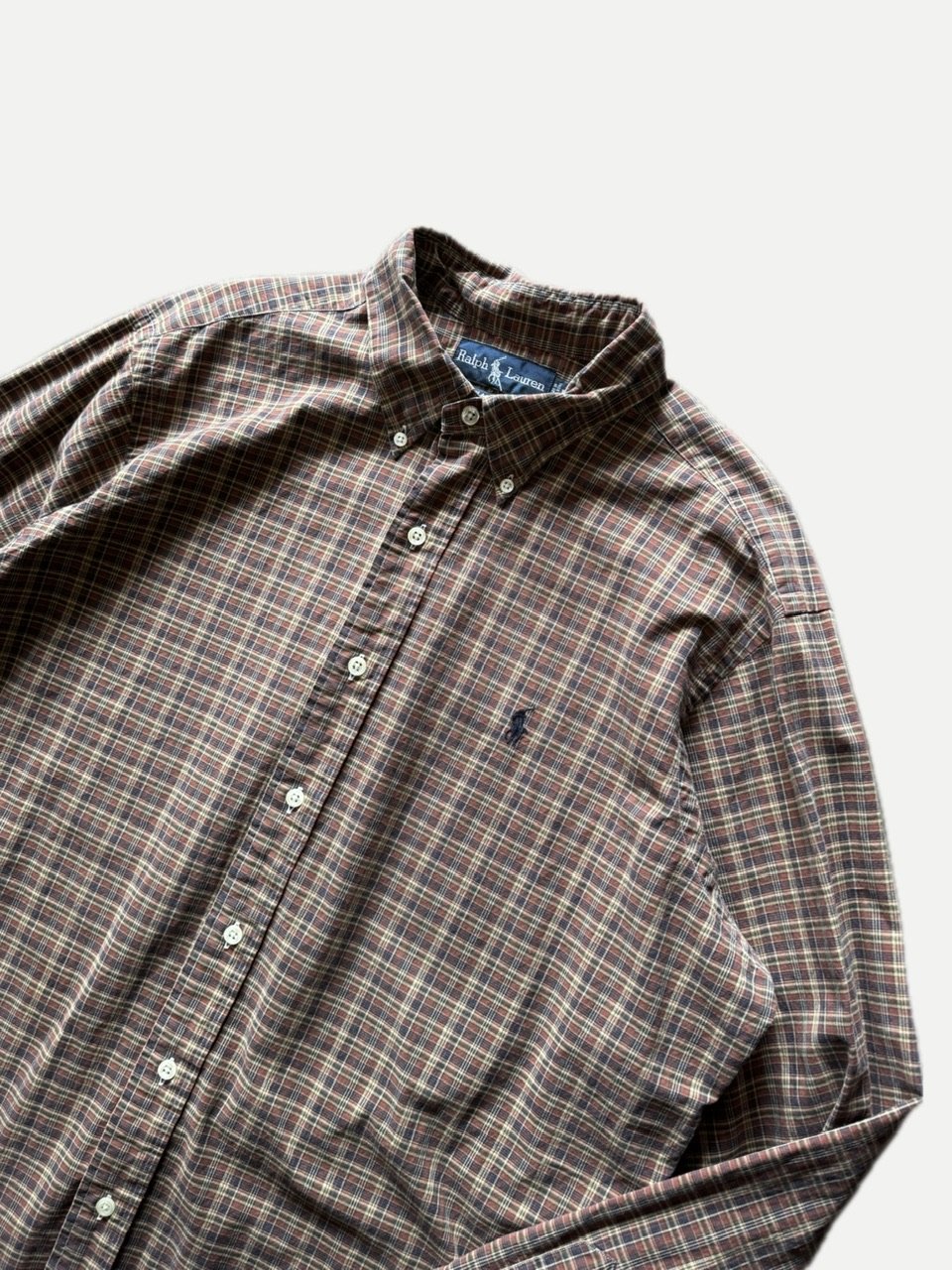 【美品】RALPH LAUREN チェックシャツ　　160㎝　150㎝　⑭ POLO RALPH LAUREN(ポロラルフローレン) チェックシャツ マルチ