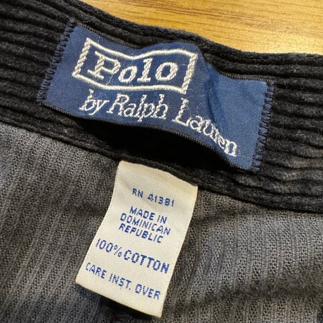 90's POLO RALPHLAUREN 太畝コーデュロイパンツW34