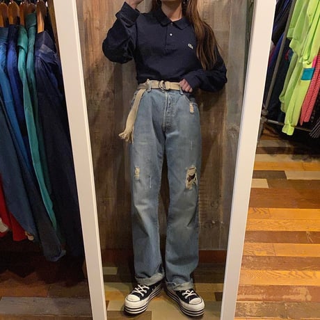 フランス製LACOSTEラガーシャツ