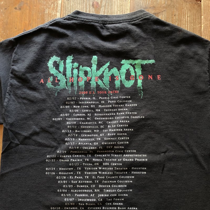 SLIPKNOT 2009 U.S. TOUR Tシャツ | CUSTOM FEVER