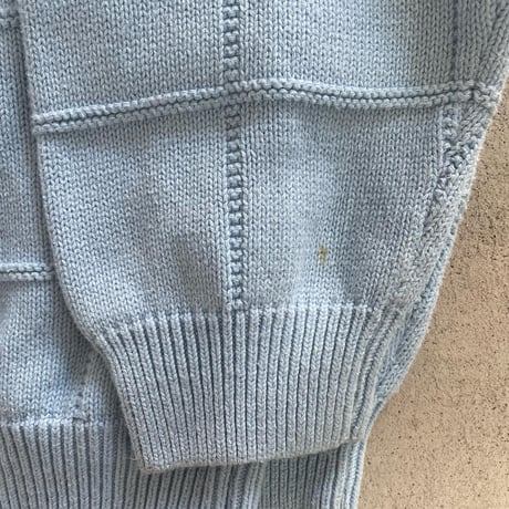 IZOD 水色コットンニット