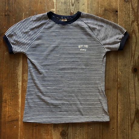 80's CHAMPION NOTRE DAME ボーダーTシャツ