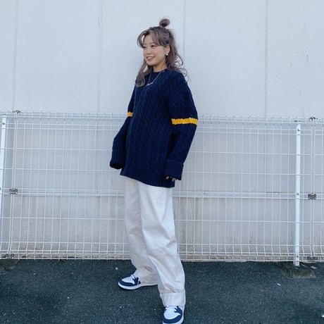 POLO JEANS CO.ケーブルコットンニット