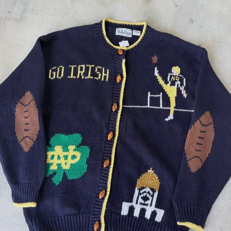 BellePointe “Notre Dame Football” ニットカーディガン