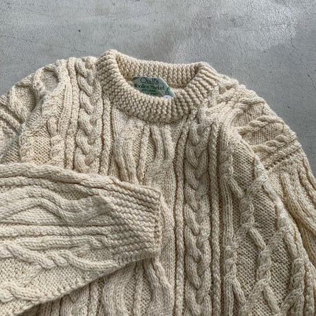 HAND KNITフィッシャーマンニット