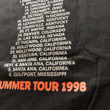 90's RATT SUMMER TOUR1998 バンドTシャツ