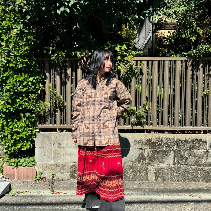 BUCKHORN RIVER トナカイ柄チェックシャツ | CUSTOM FEVER