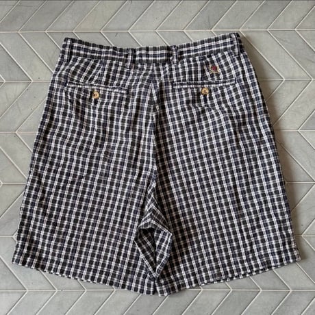 90s Tommy Hilfiger シアサッカーショーツ（W34）