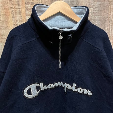 Champion ロゴハーフジップフリース
