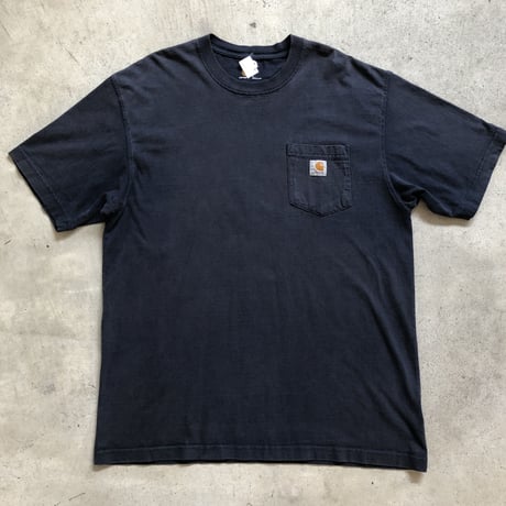 Carhartt ワンポイントポケT  ネイビーL