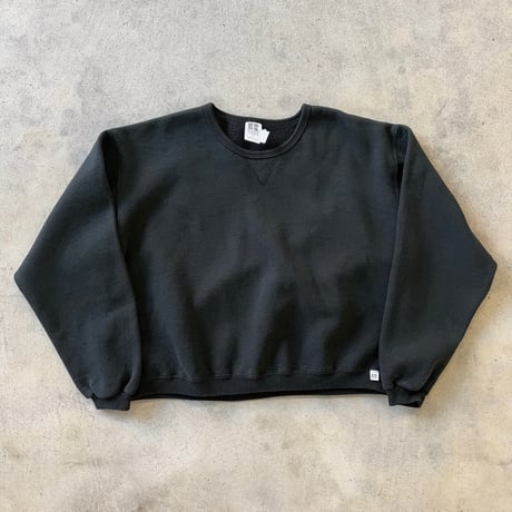 90s USA製 RUSELL 短丈無地スウェット