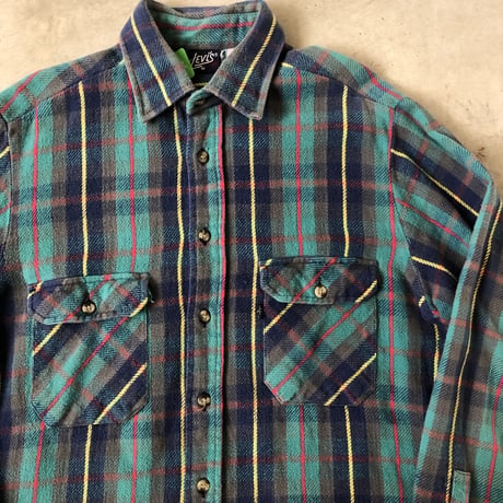 80's Levi's ネルシャツ M