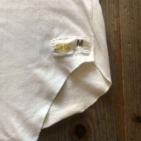 70's ラッセル7部袖ヘンリーネックTシャツ
