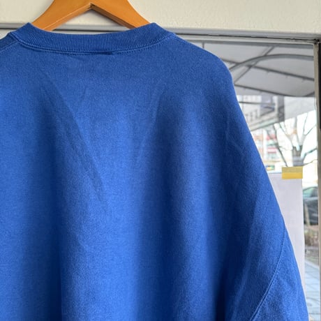 90's USA製RUSSELL無地スウェット XL ブルー