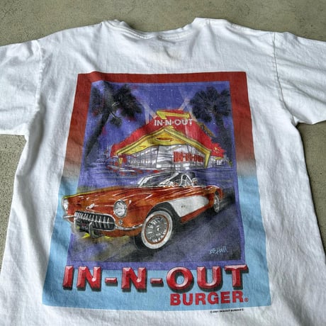 IN-N-OUT BURGER バックプリントT