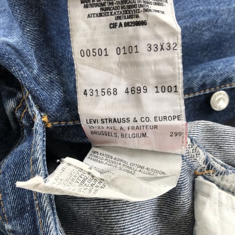 ユーロLevi's501 W33×L32