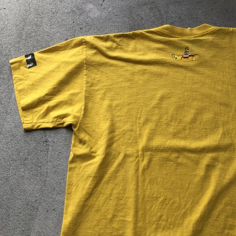 〜00'sUSA製 QUIKSILVER×THE BEATLES プリントT XL