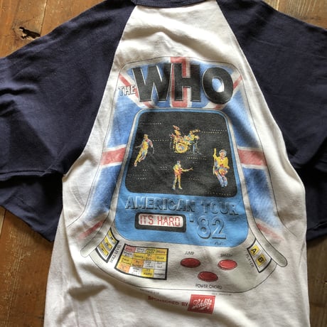 THE WHO AMERICAN TOUR '82 ラグランバンドTシャツ