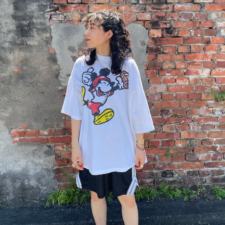ラグビーミッキー両面Tシャツ