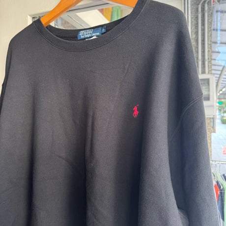 POLO ワンポイントスウェット L