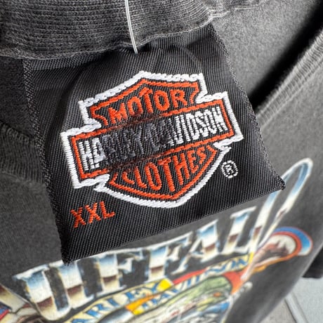 90's HARLEY DAVIDSON プリントTシャツ XXL