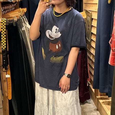 Hanes ミッキー リンガーT