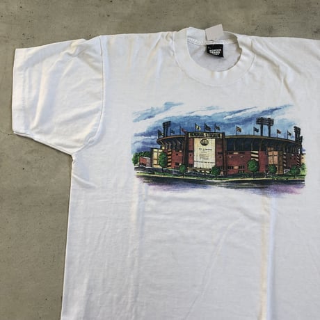 90's MEMORIAL STADIUM プリントT XL