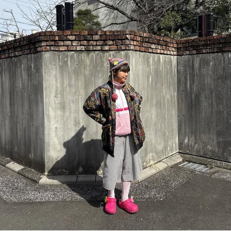 リバーシブル総柄ブルゾン
