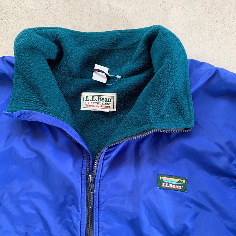 llbean ウォーム アップ ジャケット ビンテージ L L BEAN エルエルビーン Warm-Up Jacket ウォームアップ