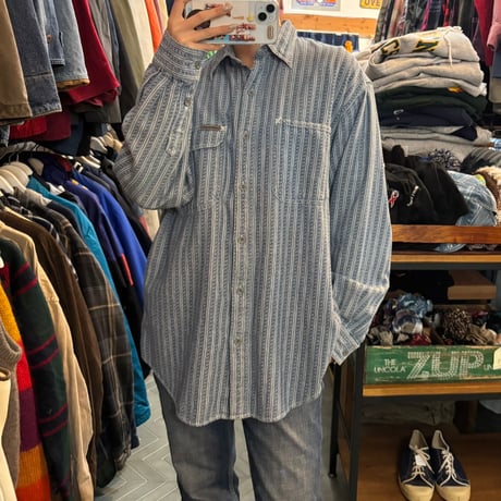 Calvin Klein デザインストライプシャツ
