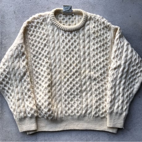 フィッシャーマンセーターXL MADE IN IRELAND
