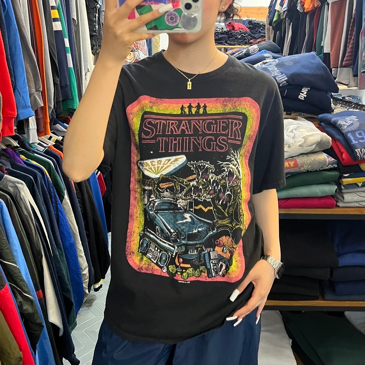 STRANGER THINGS プリントTシャツ | CUSTOM FEVER
