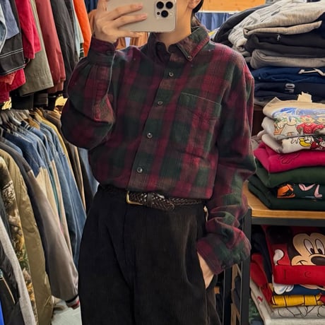 L.L.Bean フランネルシャツ