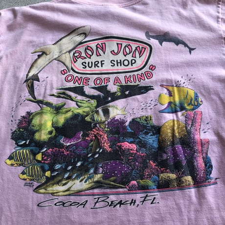 90'sUSA製RONJONプリントT XL