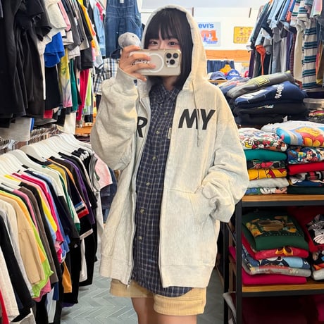 ARMY ロゴジップパーカー
