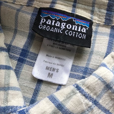 Patagonia半袖オーガニックコットンシャツ　M