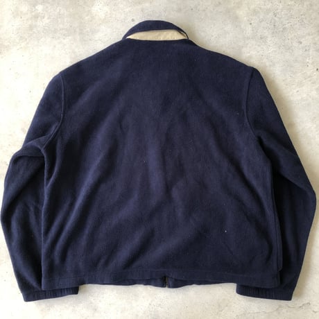 POLO フルジップフリースジャケットネイビー