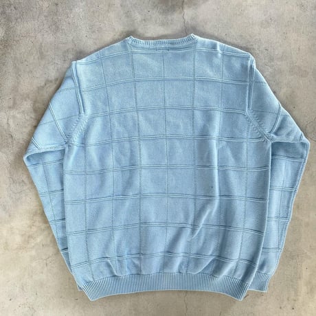 IZOD 水色コットンニット