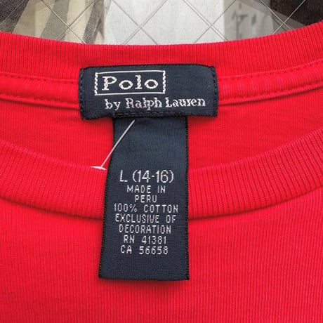 Polo プリントTシャツ