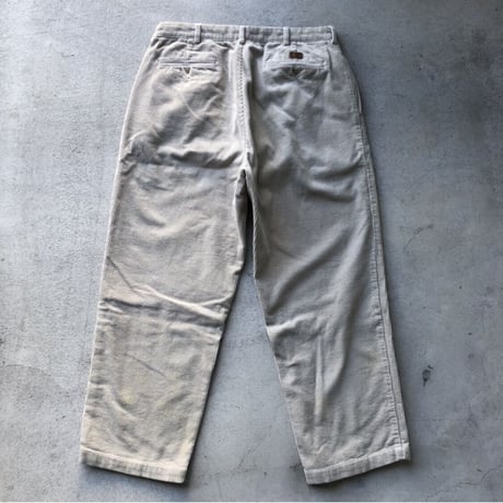 POLO RALPHLAUREN 太畝コーデュロイパンツW36×L30  オフホワイト