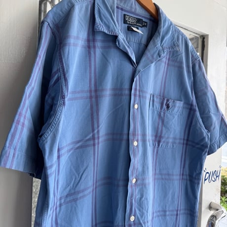 Ralph Lauren 半袖オープンカラーシャツ 〝ADAMS〟M