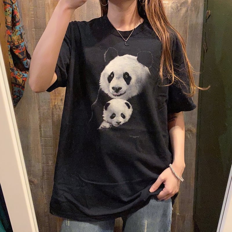 THE MOUNTAINパンダTシャツ | CUSTOM FEVER