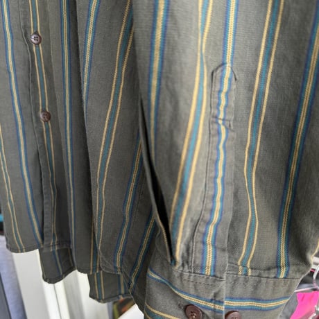 90's OLD GAP ストライプシャツ XL