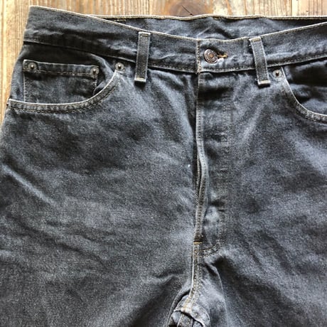 USA製 Levi's501 W34×L36 先染めブラック