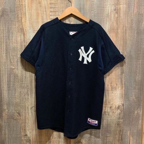 USA製 Majestic Athletic NY ベースボールシャツ