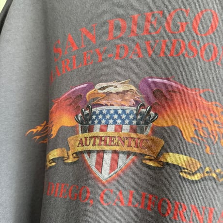 USA製HARLEY DAVIDSON 両面プリントTシャツL