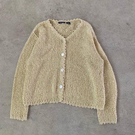 アクリルカーディガン