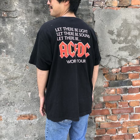00's AC/DC ワールドツアーTシャツ
