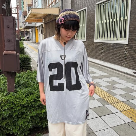 Reebok NFL レイダース メッシュゲームシャツ