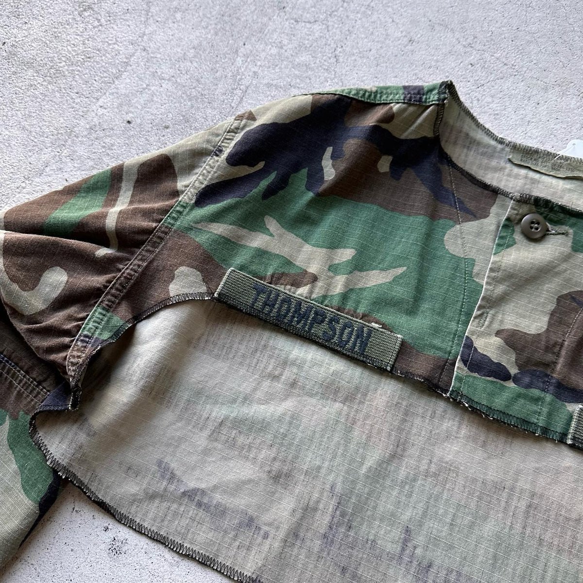 ★ GILET ミリタリーリメイクジャケット　リメイク ☆ GILET ミリタリーリメイクジャケット リメイク
